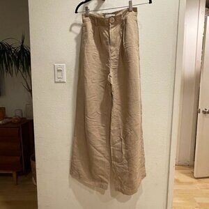 Los Angeles Atelier | & Other Stories Wide Leg Linen Trousers